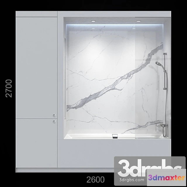 911456 - White Bathroom With Closet.