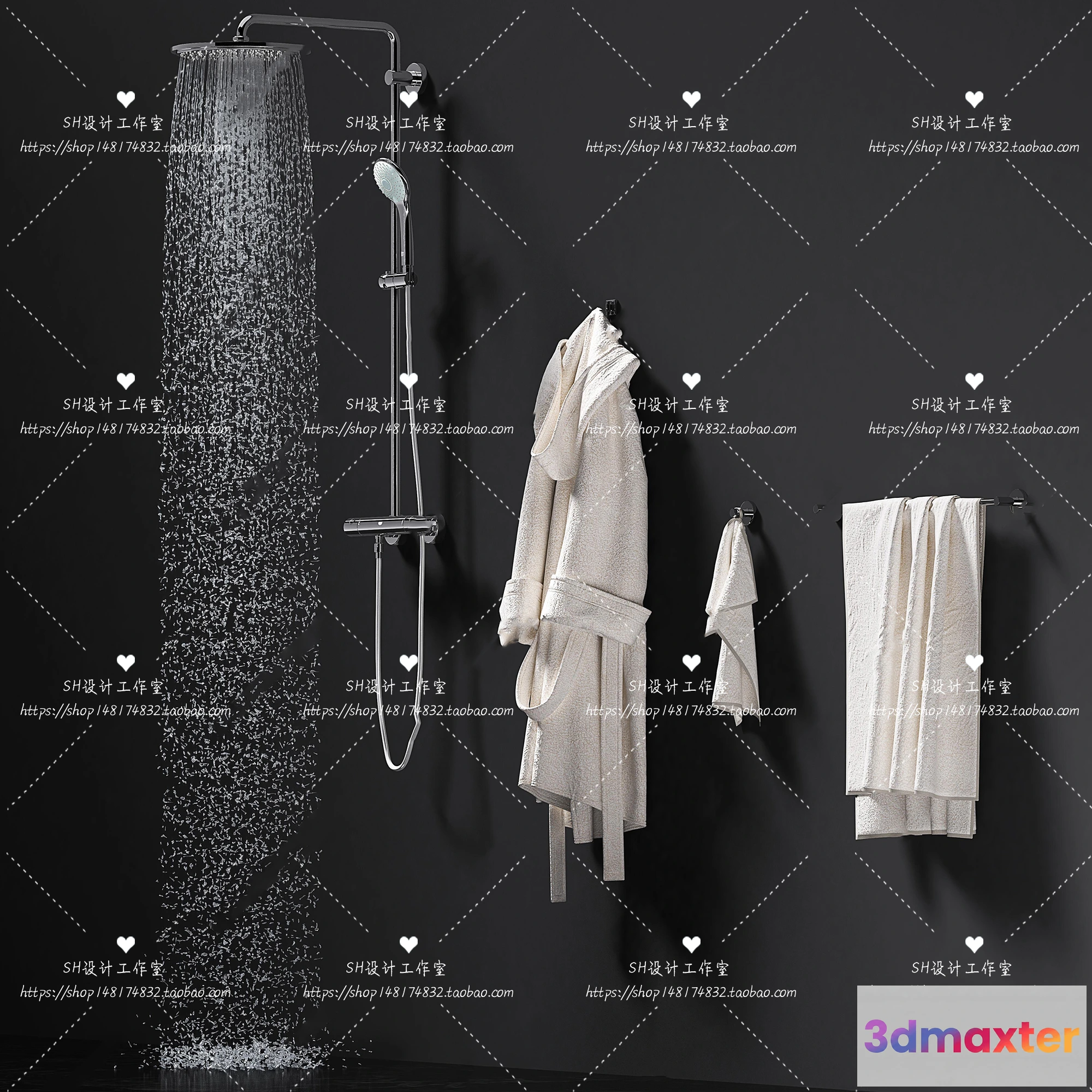 1141530 - Bathroom Supplies - 3D Models - 0001
