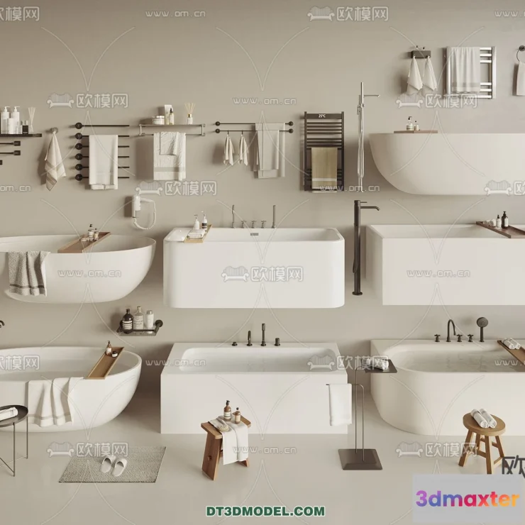 1687936 - Bathroom Decoration 3D Models For Free Download - 3dsky - 016 - VRAY Render 3D Max