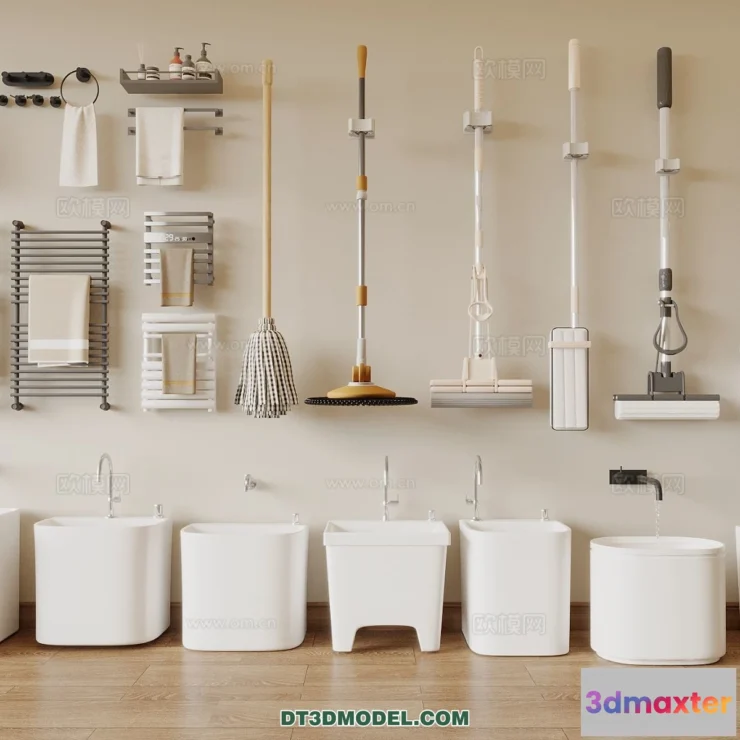 1687946 - Bathroom Decoration 3D Models For Free Download - 3dsky - 021 - VRAY Render 3D Max