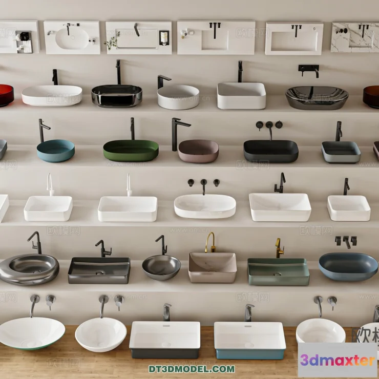 1687974 - Bathroom Decoration 3D Models For Free Download - 3dsky - 035 - VRAY Render 3D Max