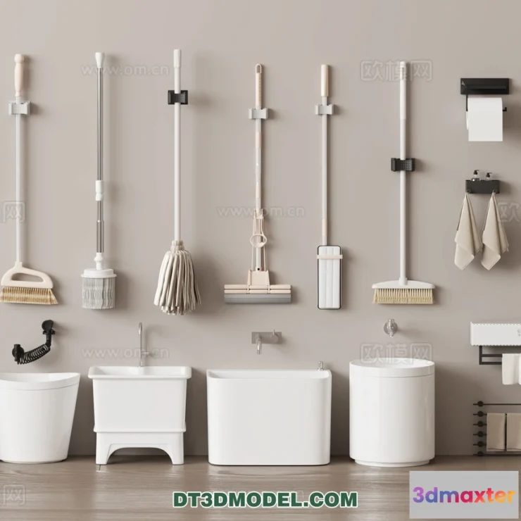 1687976 - Bathroom Decoration 3D Models For Free Download - 3dsky - 036 - CORONA Render 3D Max