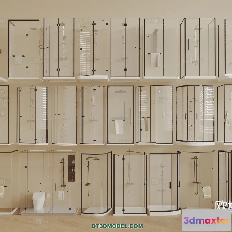 1687978 - Bathroom Decoration 3D Models For Free Download - 3dsky - 037 - VRAY Render 3D Max