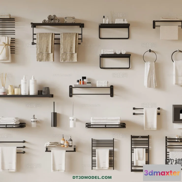 1687996 - Bathroom Decoration 3D Models For Free Download - 3dsky - 046 - VRAY Render 3D Max