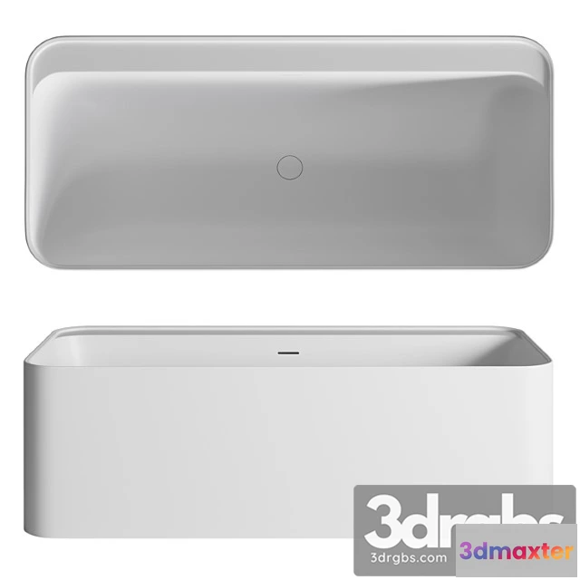 1013890 - Aquaroc Icon Solid Surface Stone Resin Bath 1600