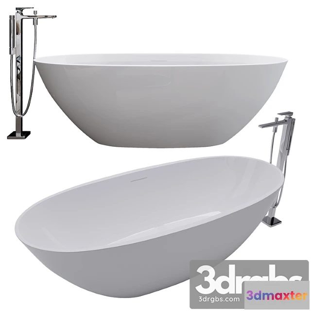 1014000 - Free-standing bath wila i marmorin