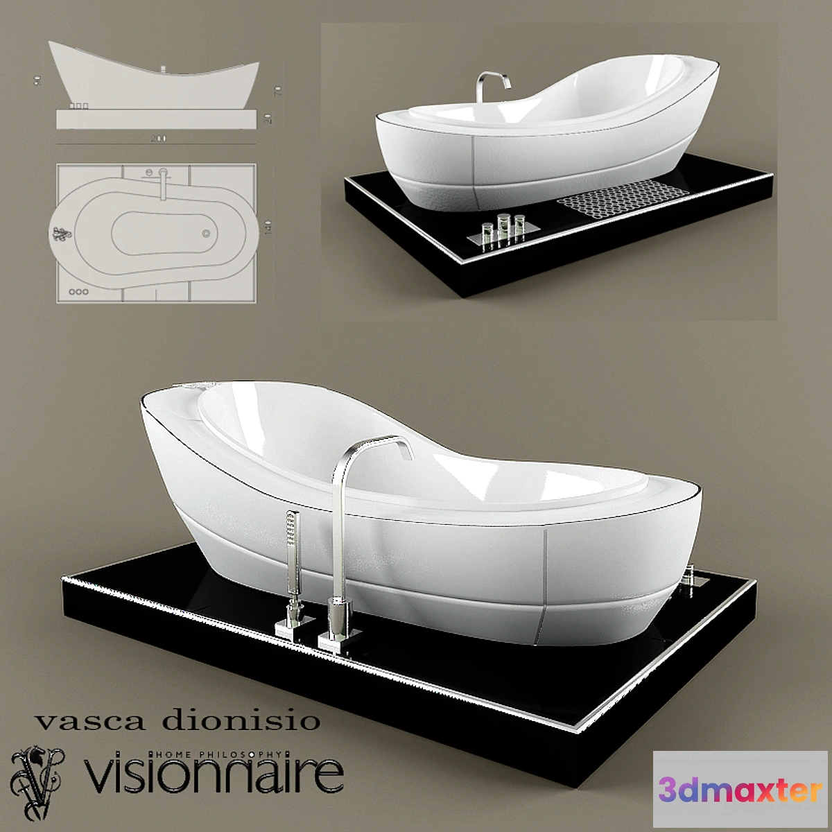 1268114 - vasca dionisio 3D Max