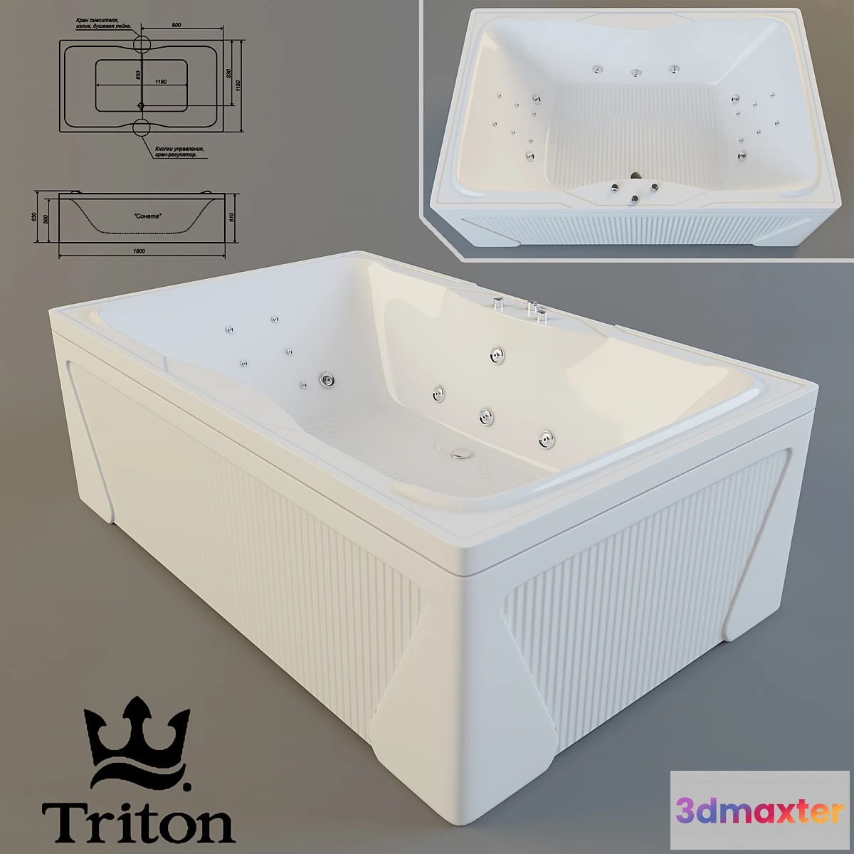 1268304 - Triton _ Sonata 3D Max
