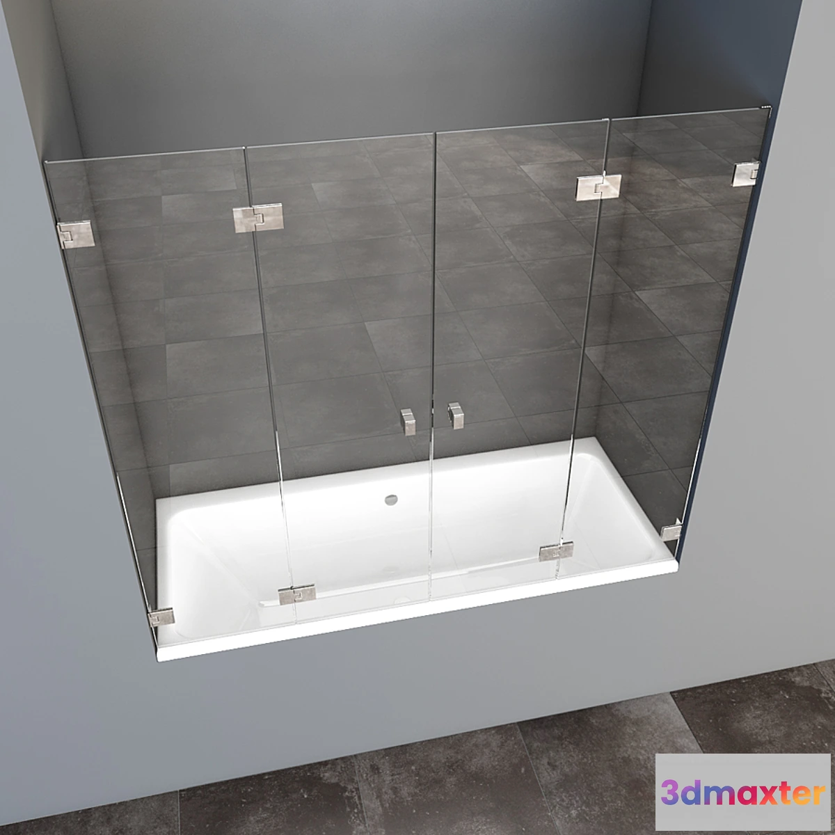 1268983 - Subway Bath Rectangular model 3D Max