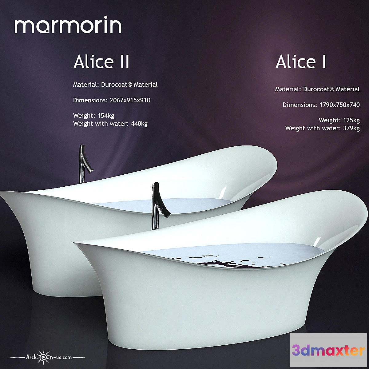 1280220 - Bathrooms Marmorin ALICE I and ALICE II 3D Max