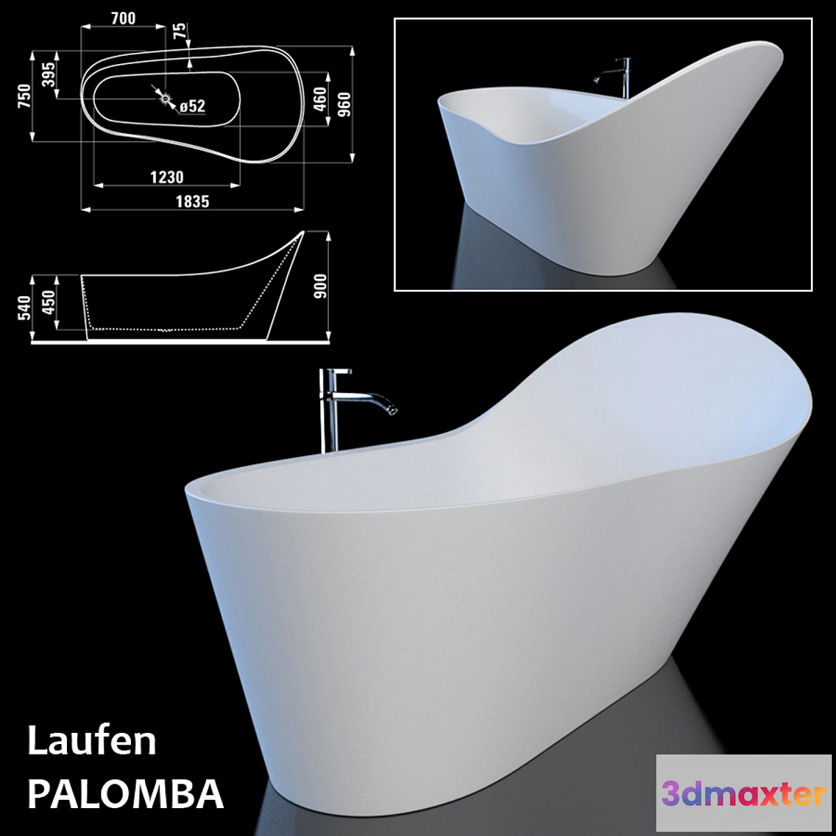 1282148 - Laufen Palomba - No.2 3D Max