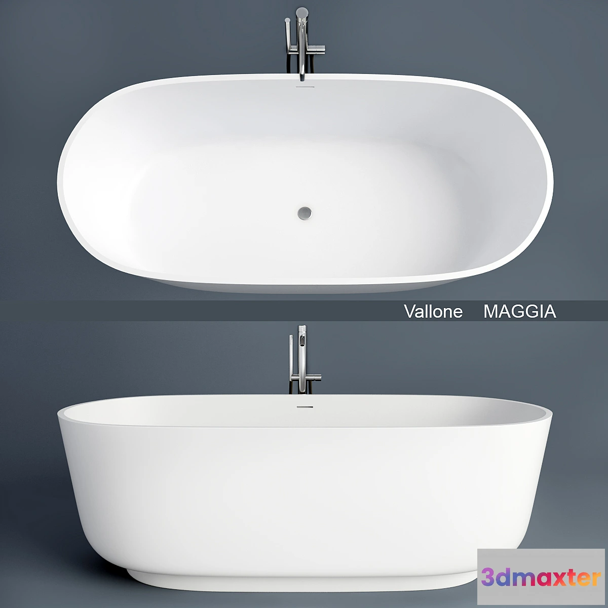 1289952 - Stone bath Vallone MAGGIA 3D Max