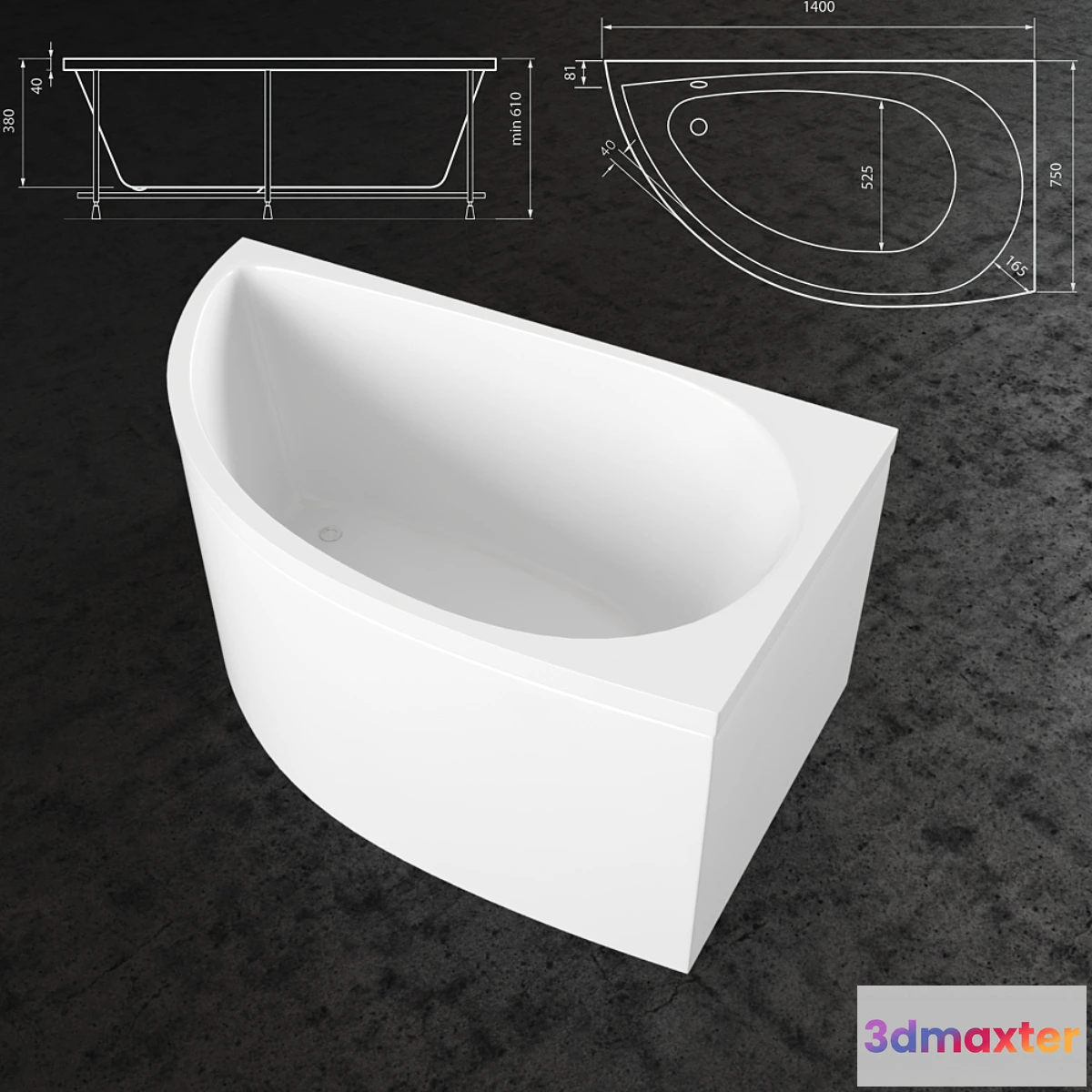 1291107 - Bath Lospa 3D Max