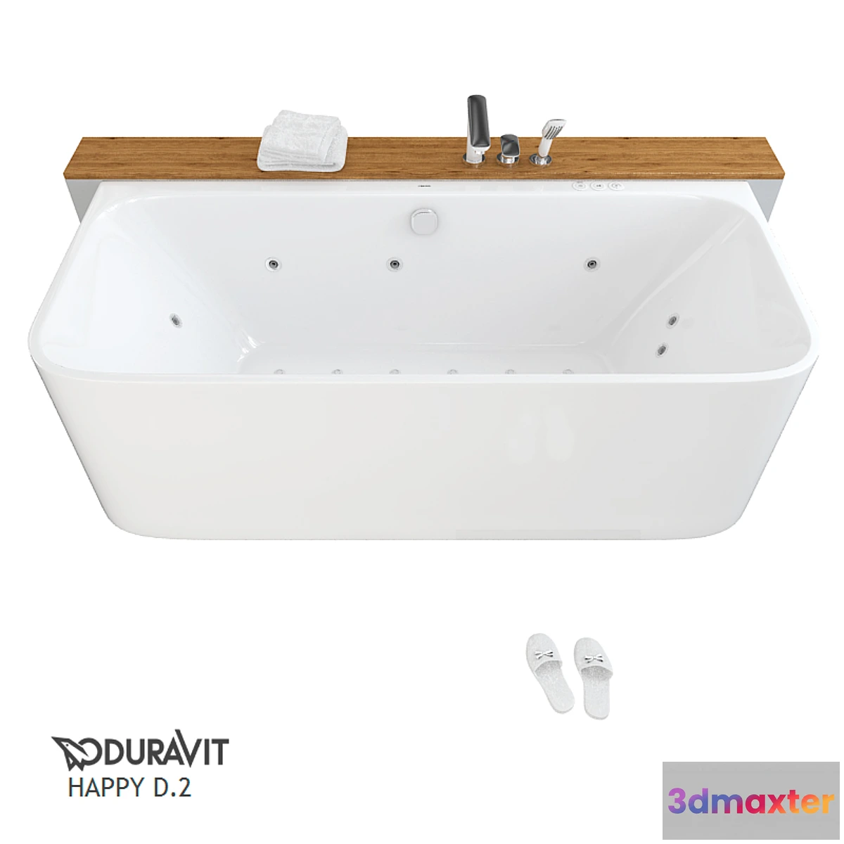 1292027 - Bath Duravit Happy D.2 3D Max