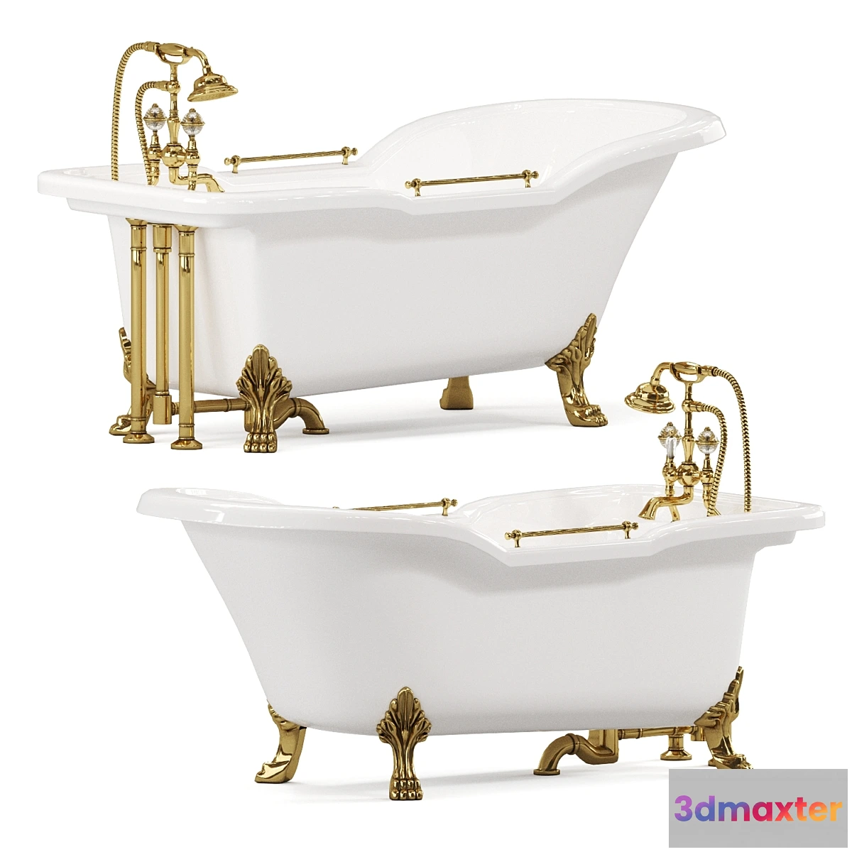 1304554 - Migliore Imperio Bathtub on paws 3D Max