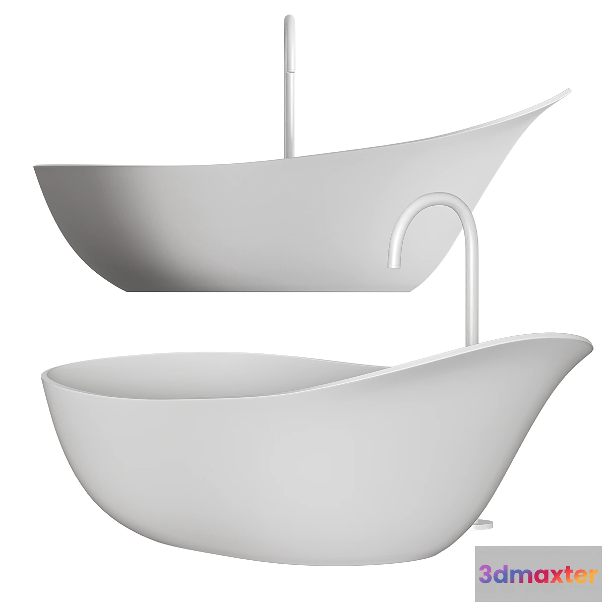 1318831 - Falper Lancetta Bathtub 3D Max