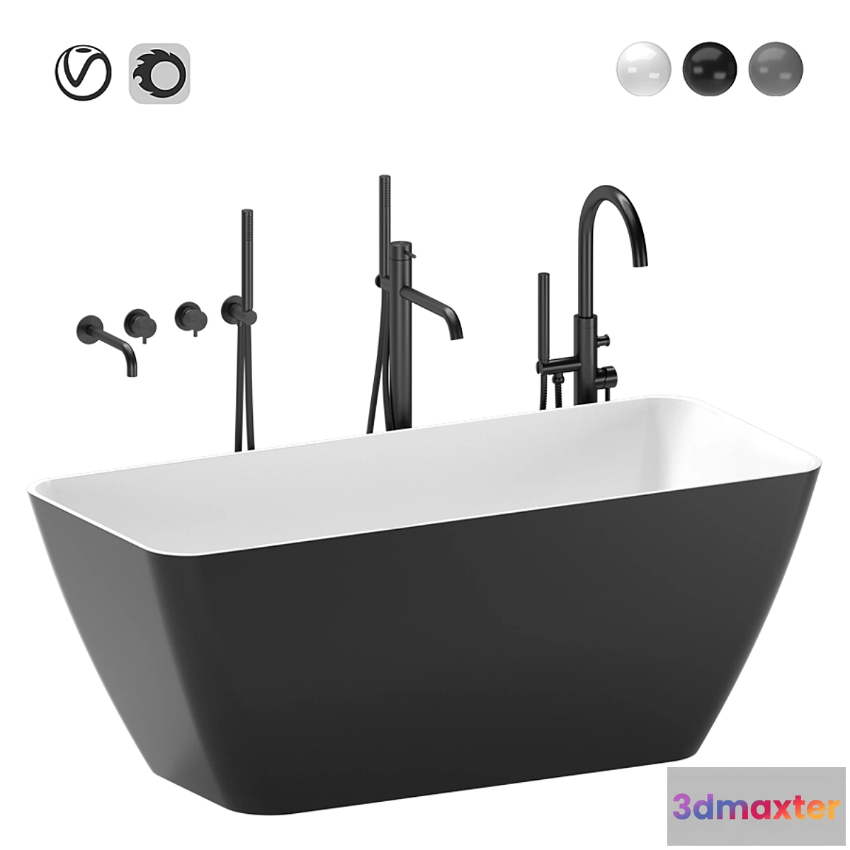 1329502 - Omnires Parma Bath 3D Max