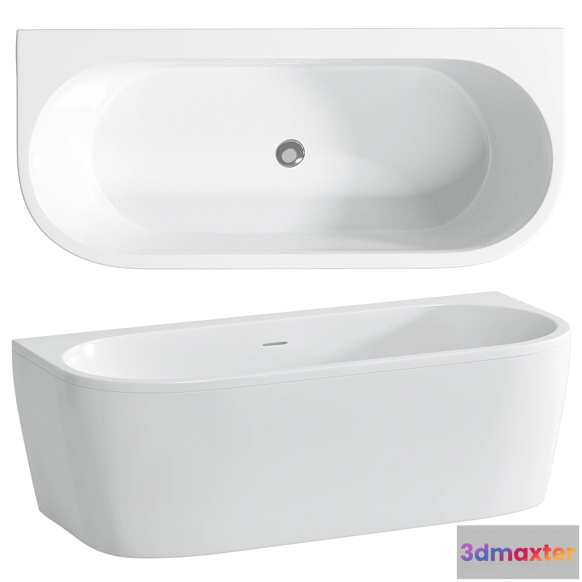 1334160 - Bathtubs CEZARES SLIM WALL 3D Max