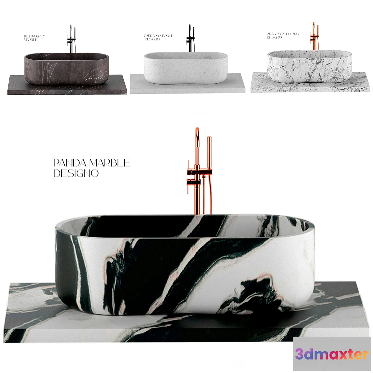 1335519 - Lusso Bath Marble 3D Max