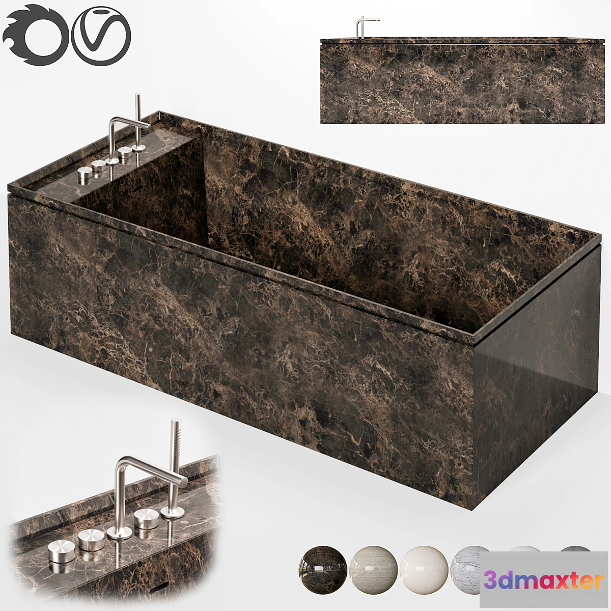 1338323 - salvatori onsen bathtub 3D Max