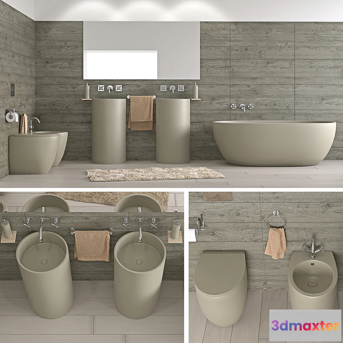 1345863 - Bathroom Esedra 3D Max