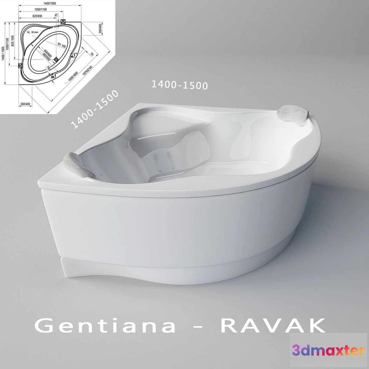 1393068 - Gentiana Ravak 3D Max
