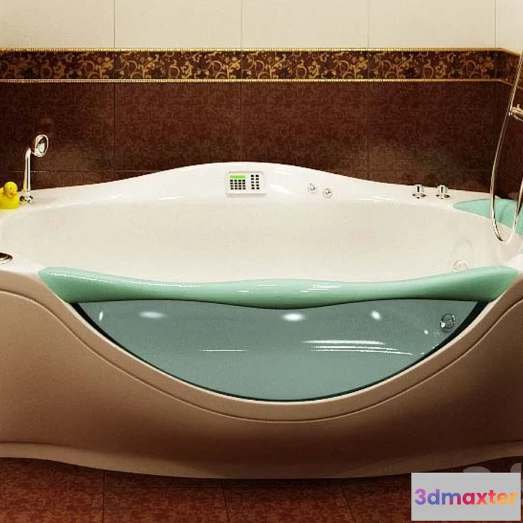 1393660 - Bath Teuco Vasca rettangolare 3D Max