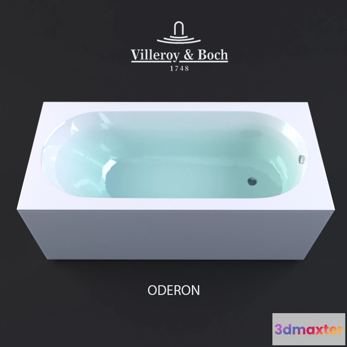 1407964 - Bathtub Villeroy&Boch Oberon 3D Max