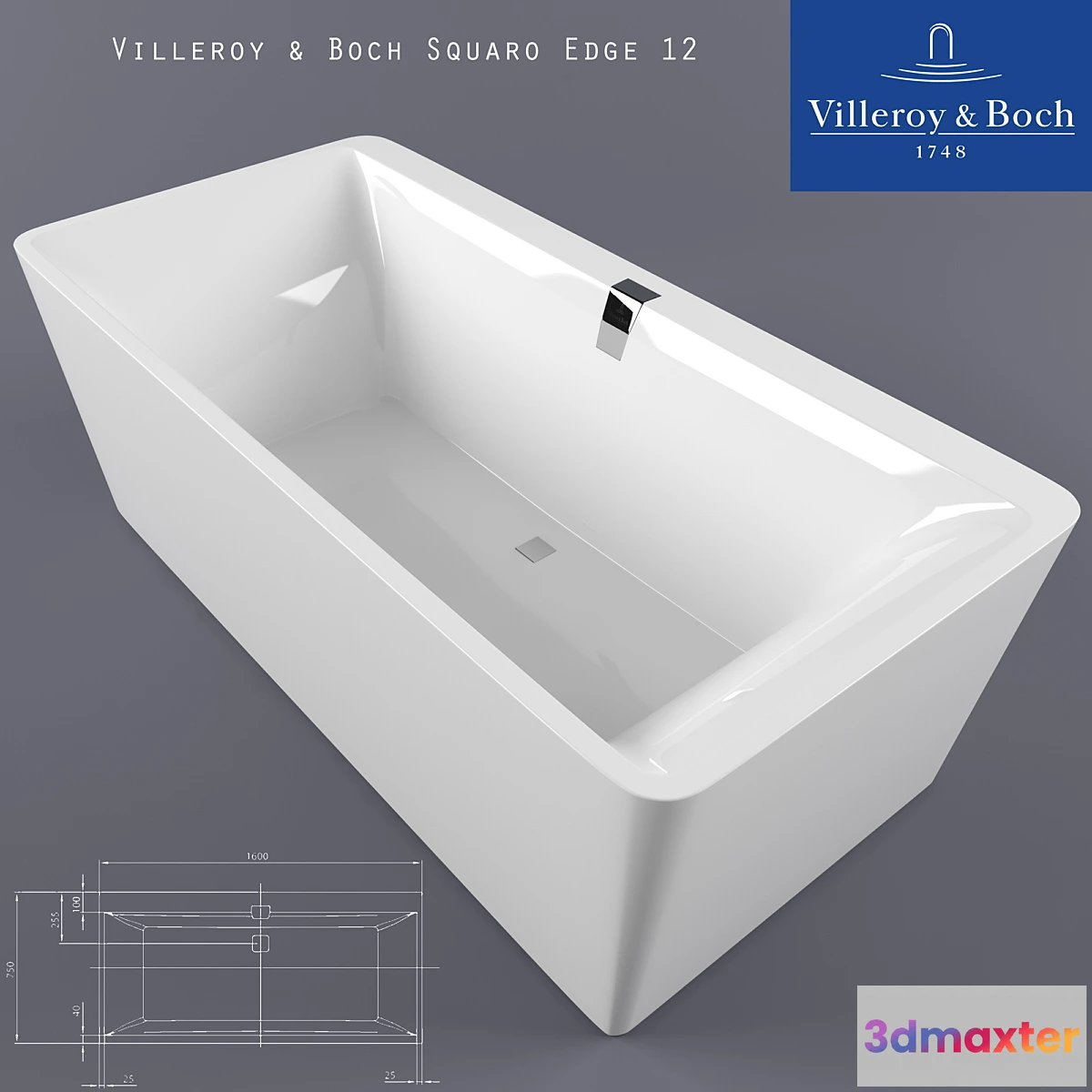 1410924 - Villeroy&boch squaro edge 12 3D Max