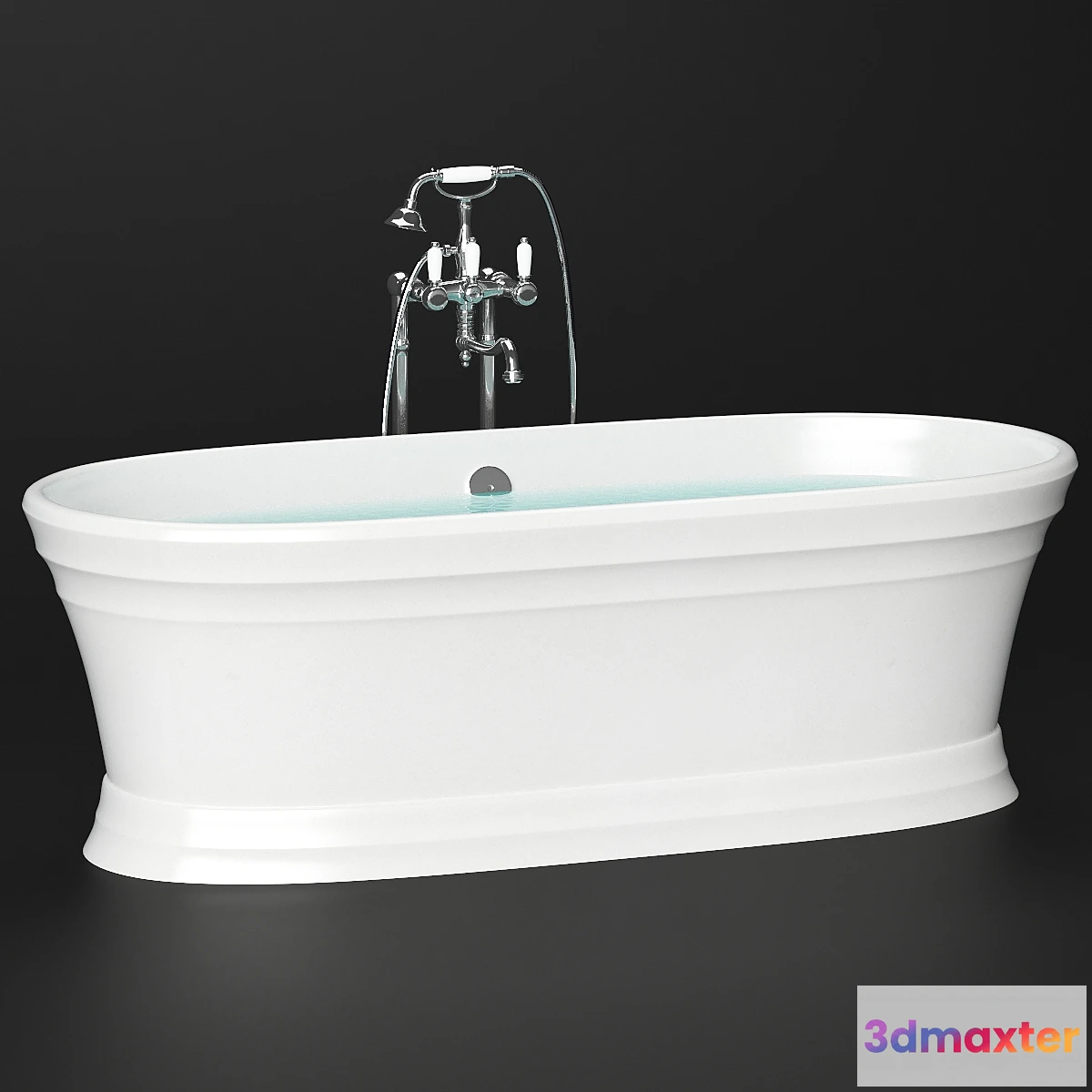 1424194 - Stone bath Victoria & Albert Worcester 180×78 3D Max