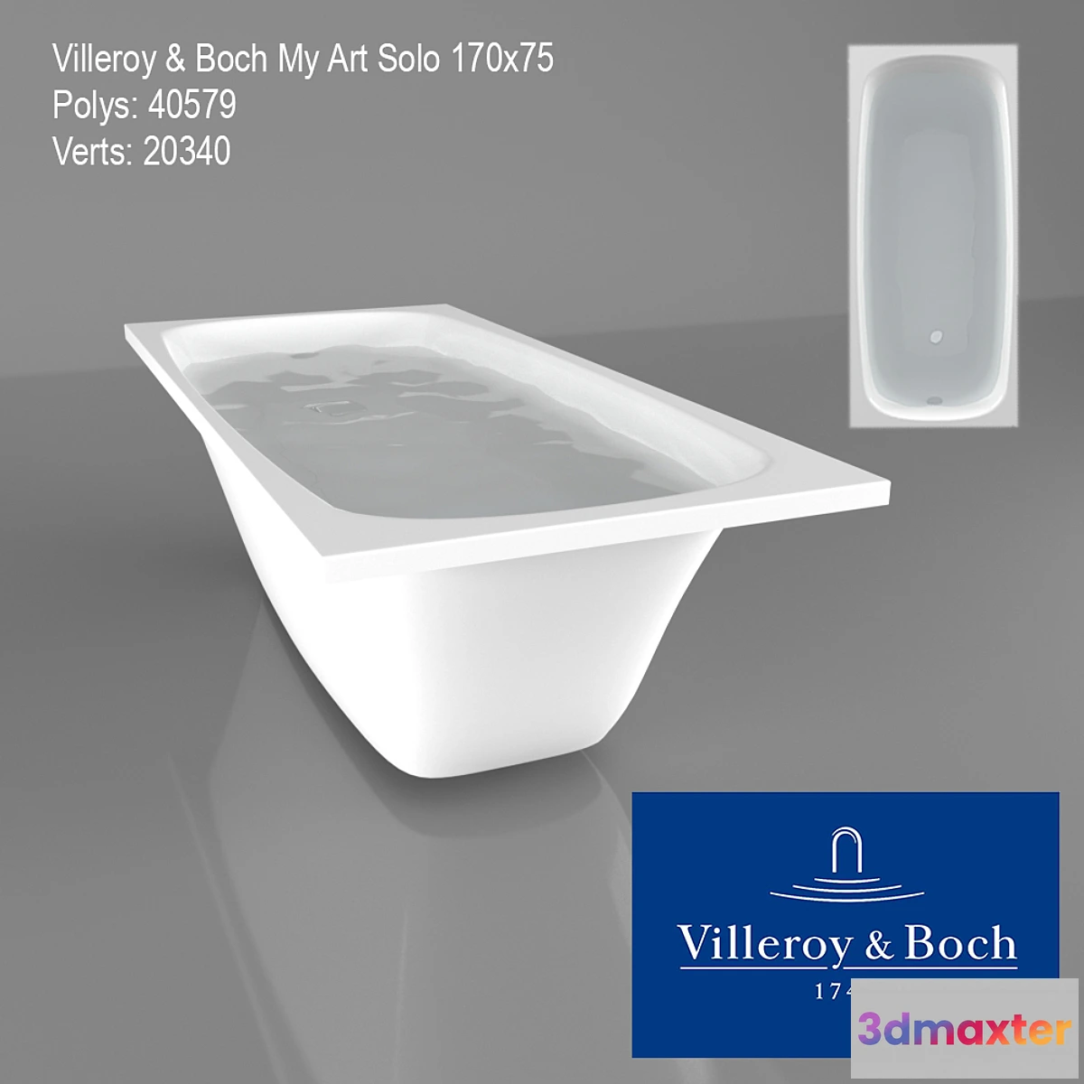 1426208 - Villeroy & Boch My Art Solo 170×75 3D Max