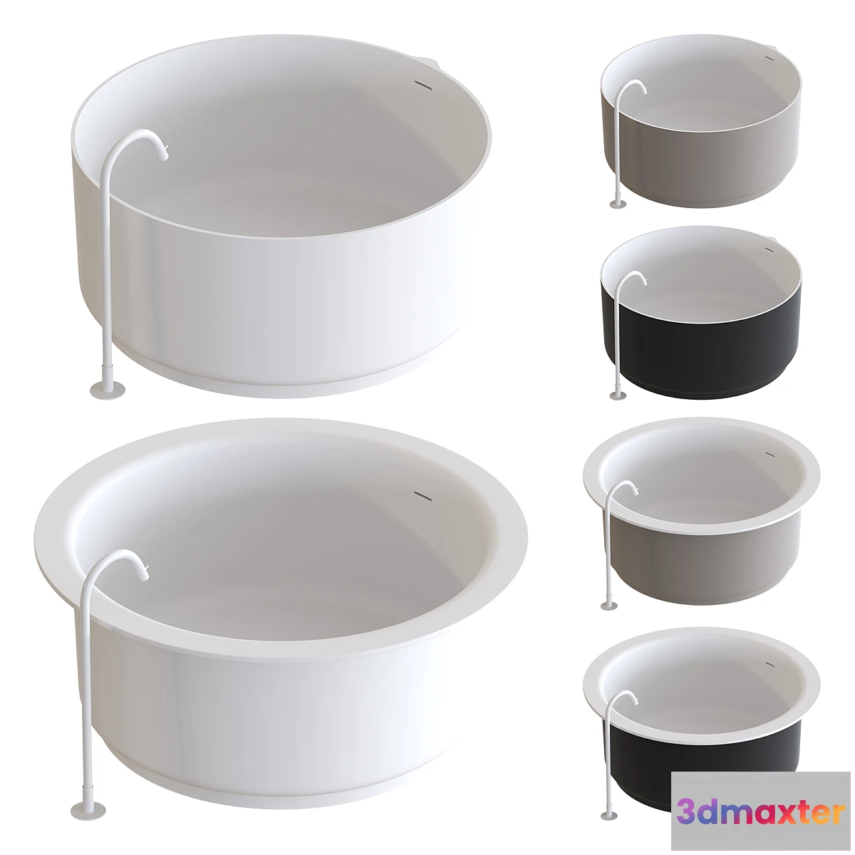 1427760 - Agape In-Out Bathtubs 01 3D Max
