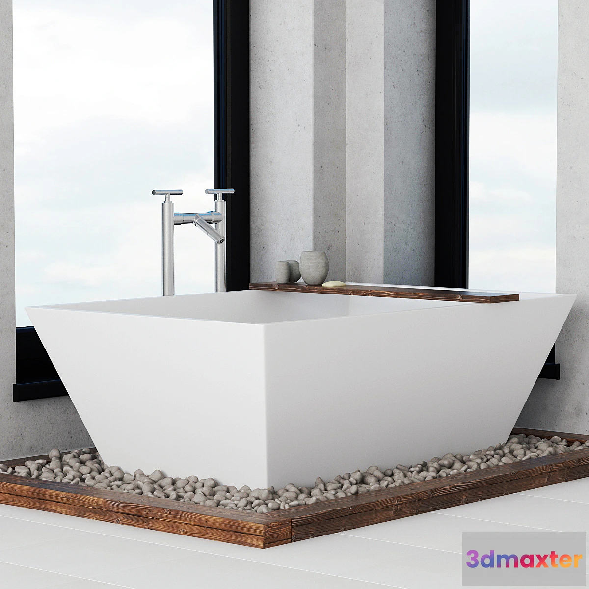 1430742 - Bathroom on the pebble 3D Max