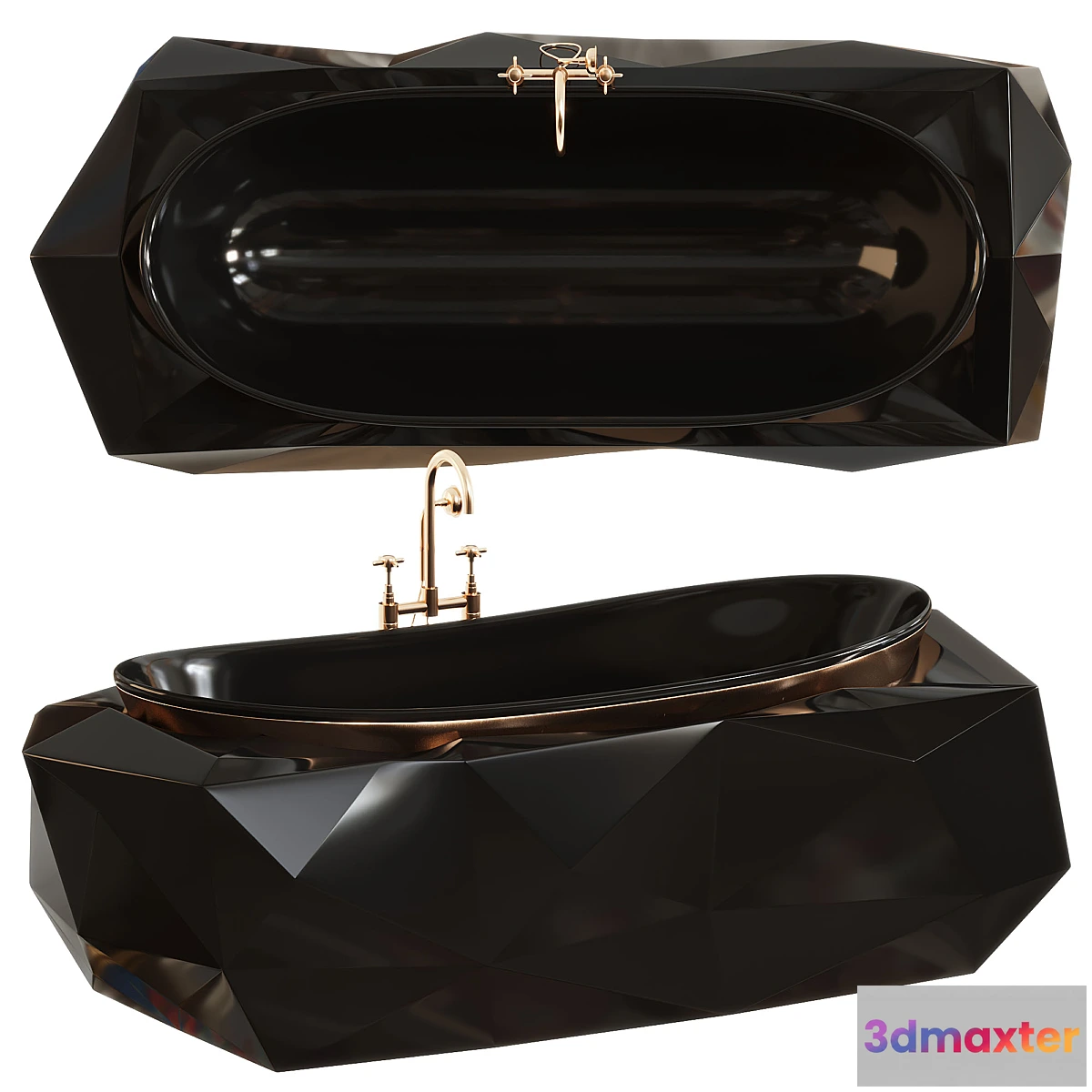 1432708 - Diamond Bathtub by Maison Valentina 3D Max