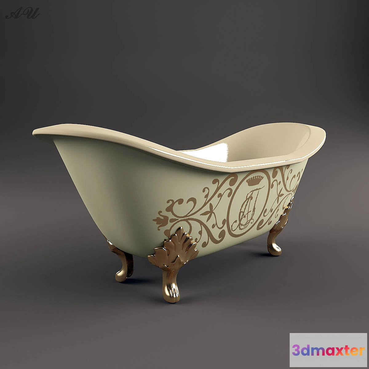 1435098 - Tub on legs 3D Max