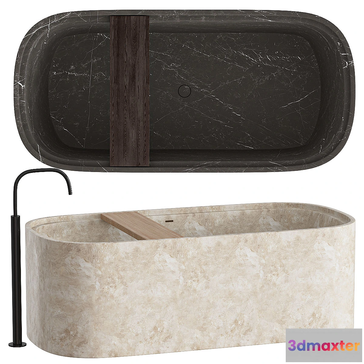 1436352 - Freestanding bathtub designed by Pete Boone 3D Max