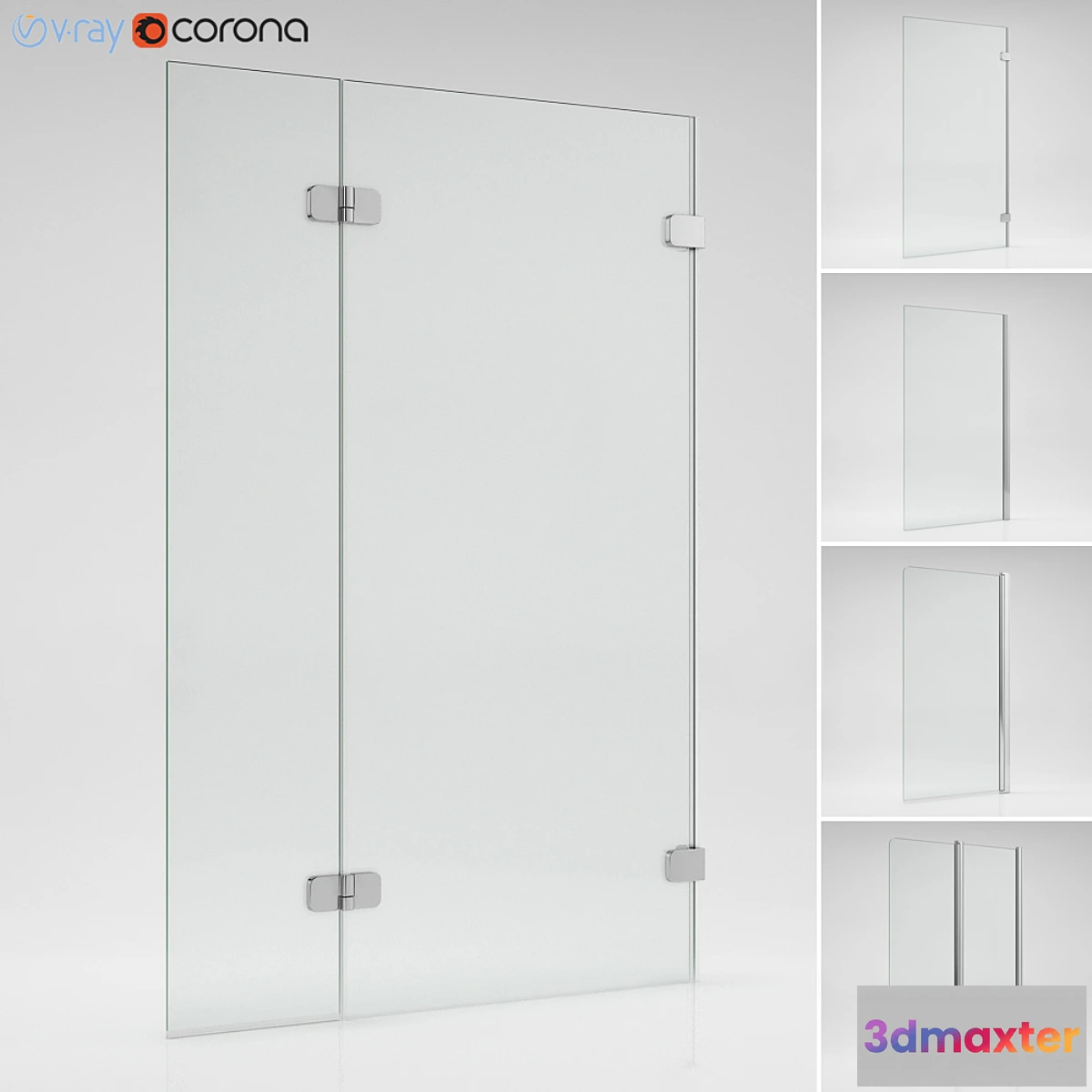 1441134 - Blinds for bathtubs Ravak set 12 3D Max