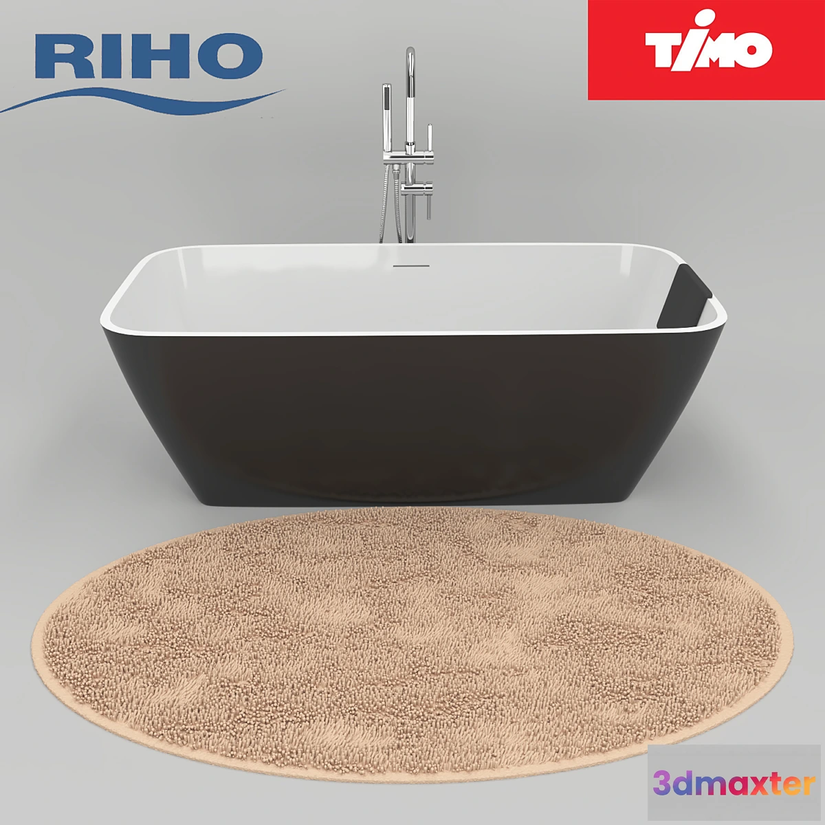 1454972 - Bath Riho Malaga and mixer Timo Saona 3D Max