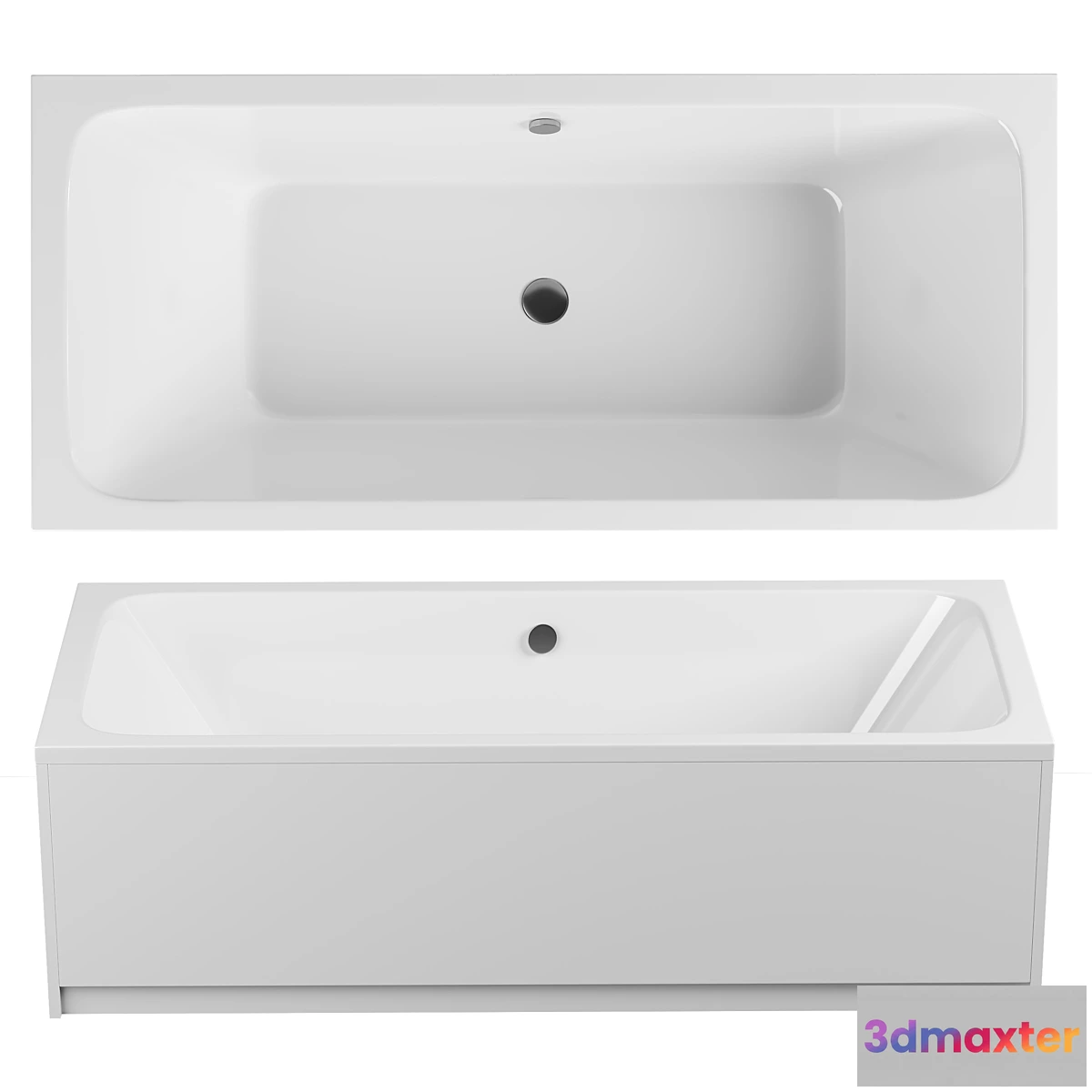 1465244 - Acrylic bathtub AM.PM Inspire V2.0 170х75 3D Max