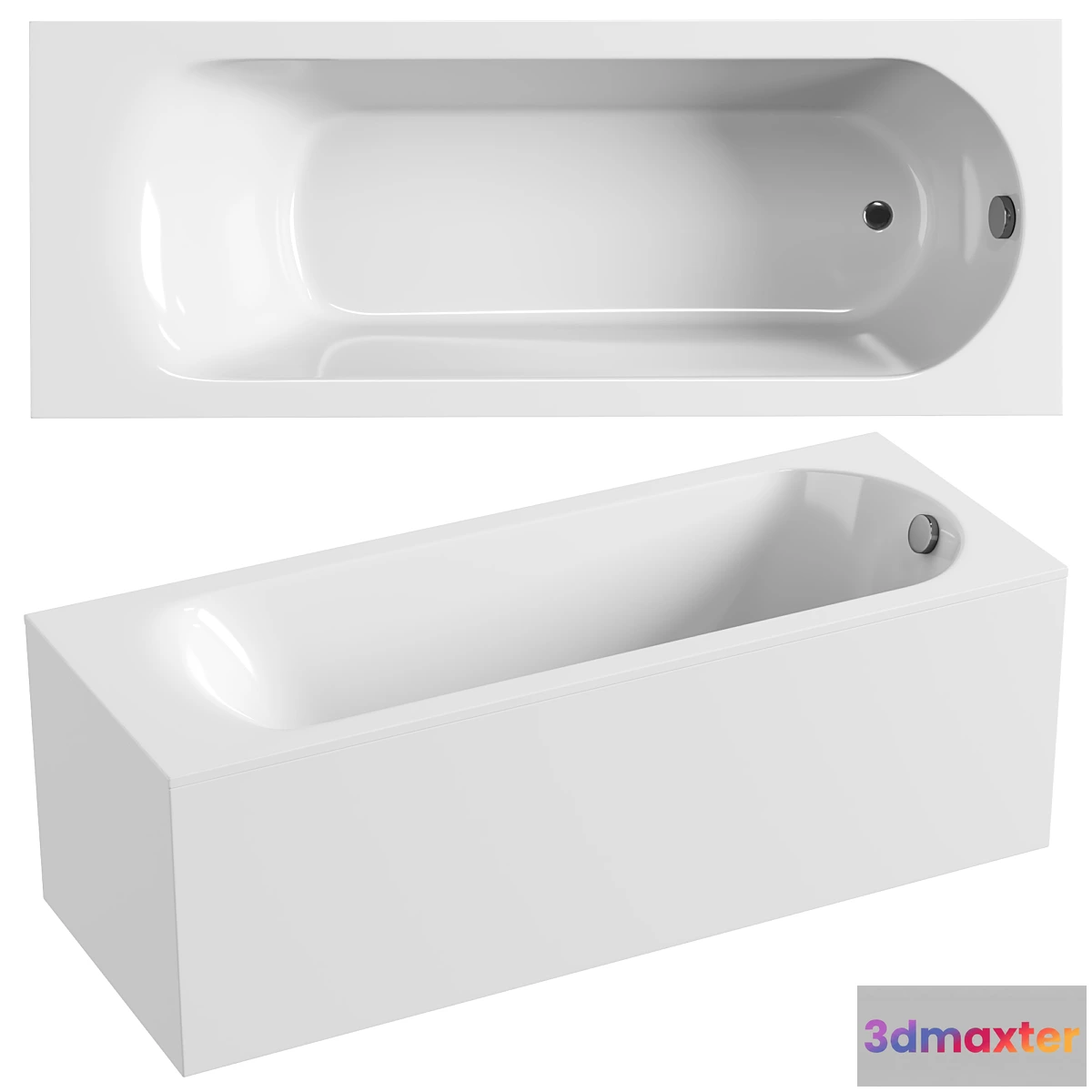 1465670 - Acrylic bathtub WellWant Aurora 3D Max