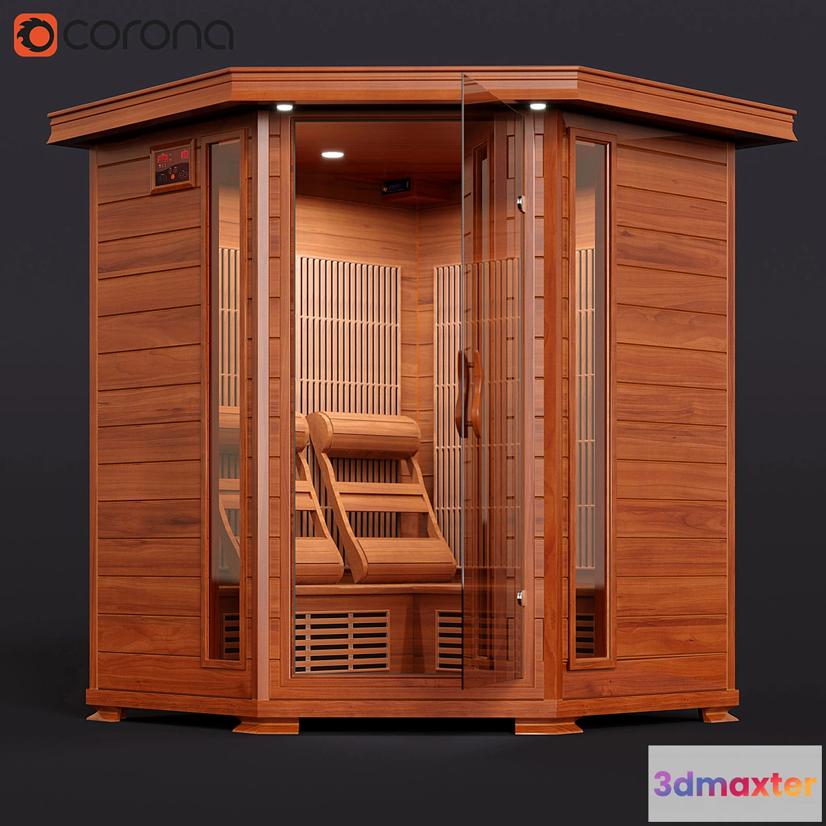 1466532 - Sauna Heatwave SA1312 3D Max