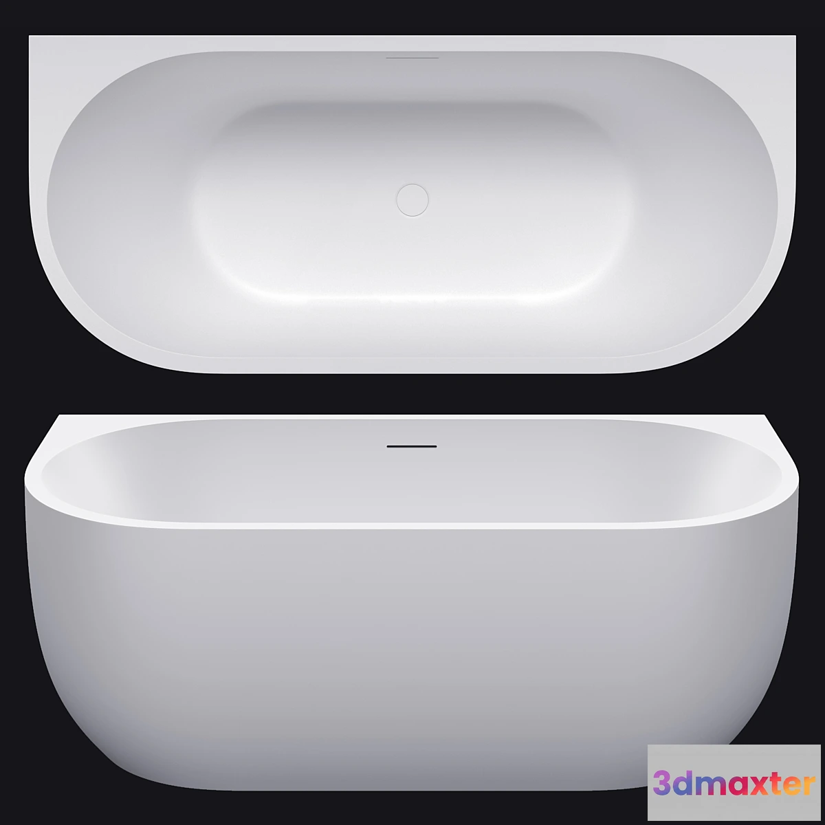 1477456 - Abber AB9316 170×75 _ wall bath 3D Max