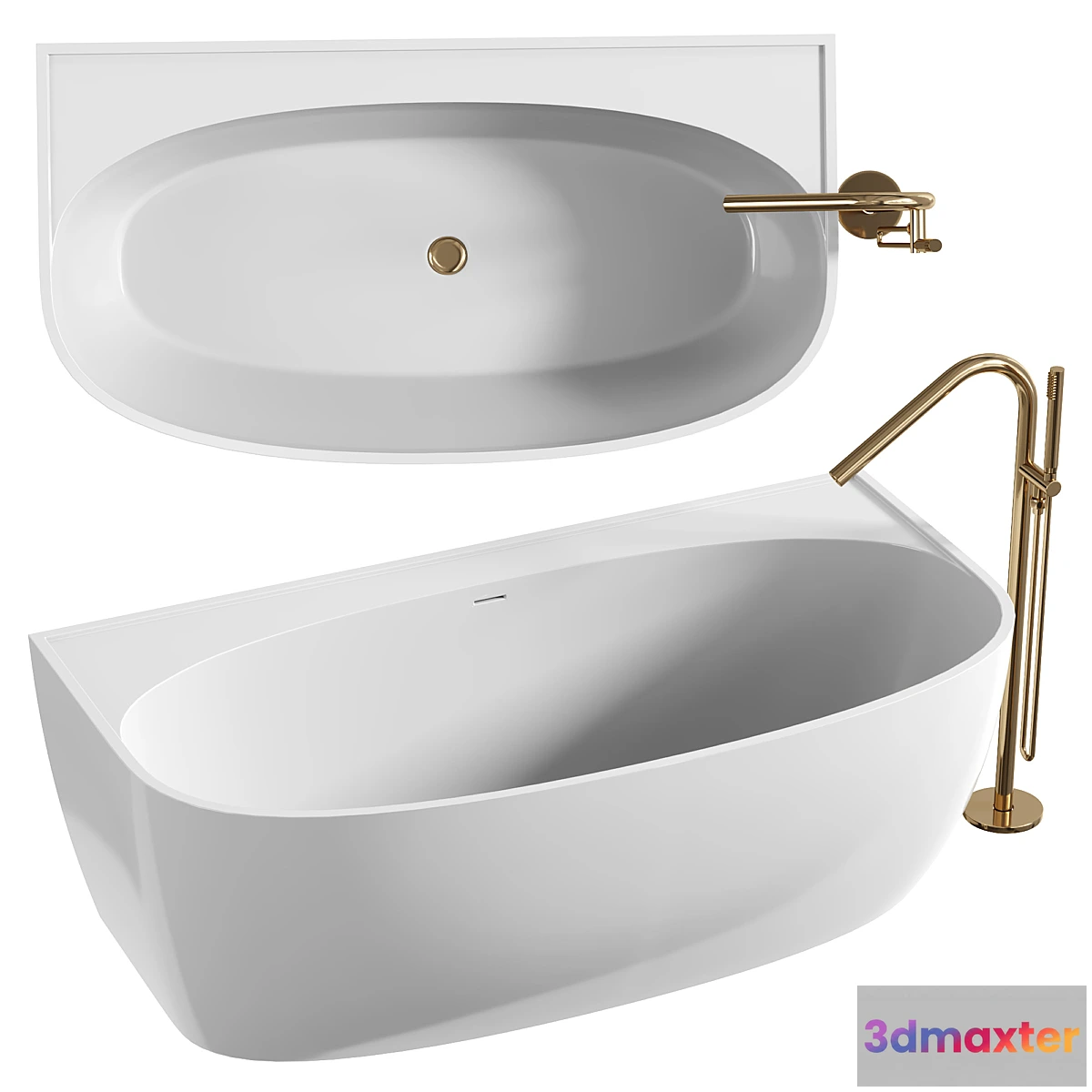 1479030 - Miraggo BATHTUB ANNA 3D Max