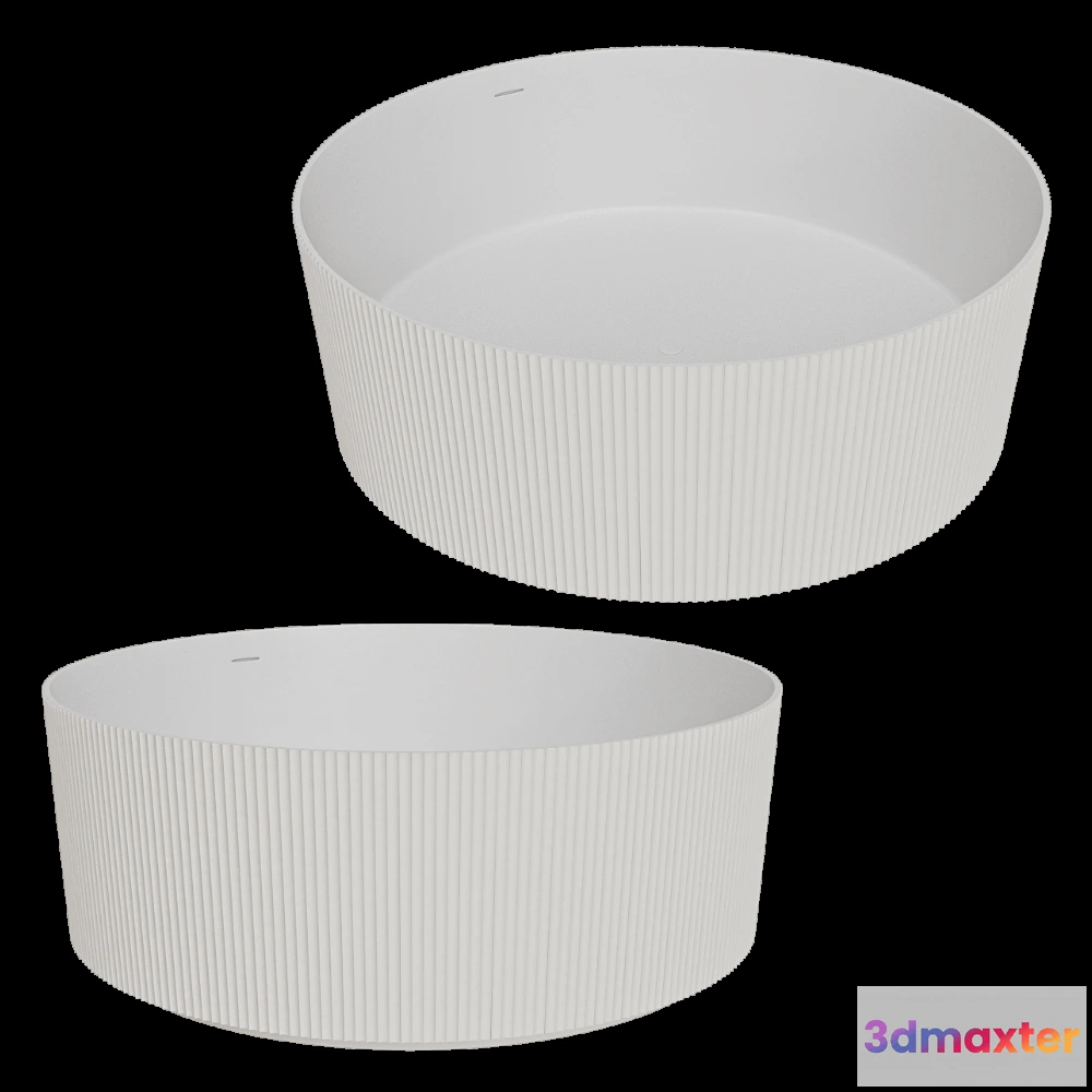 1587145 - ABBER - Bathtub AS9663 Violett 3D Max