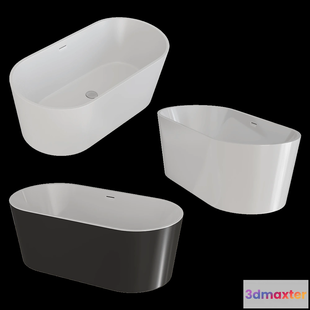 1587354 - ABBER - Bathtub AB9209 3D Max