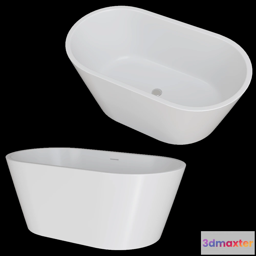 1587360 - ABBER - Bathtub ABBER AB9203 3D Max