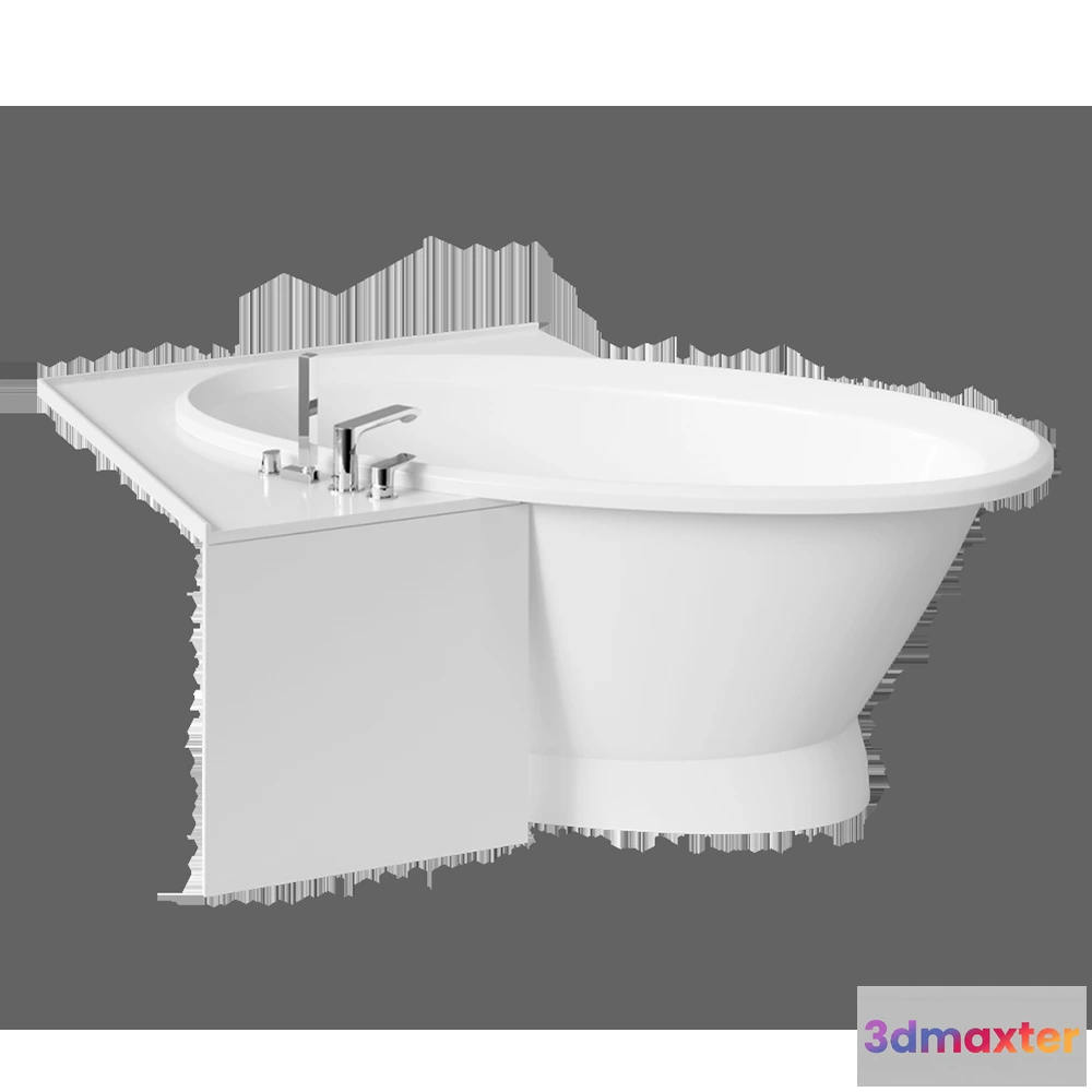 1587426 - Color-Style - Bathtub Pallas 170×92 3D Max