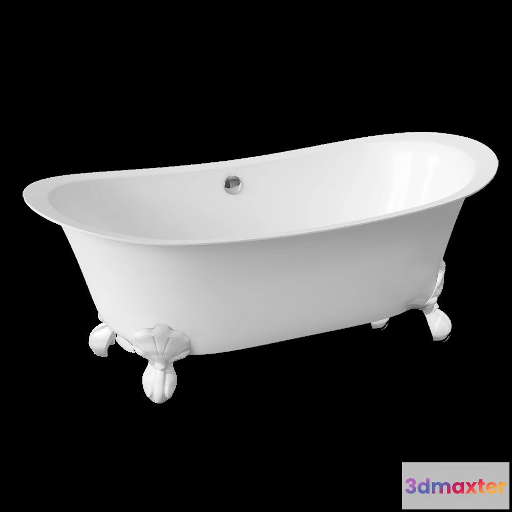 1587444 - Color-Style - Bathtub Modern Classic 170х75 3D Max