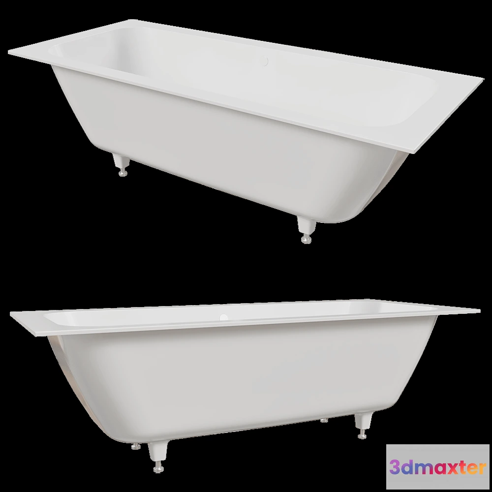 1587576 - Salini - Bathtub Orlanda Axis 190×80 3D Max