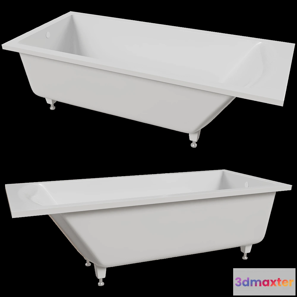 1587610 - Salini - Bathtub CASCATA 180×80 3D Max
